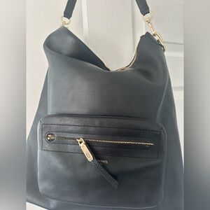 Henri bendel mercer black shoulder bag (hobo)
